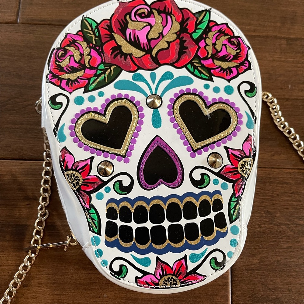 Betsey Johnson Sugar Skull Crossbody